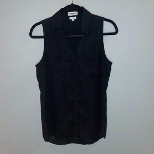 Express sleeveless portofino blouse.